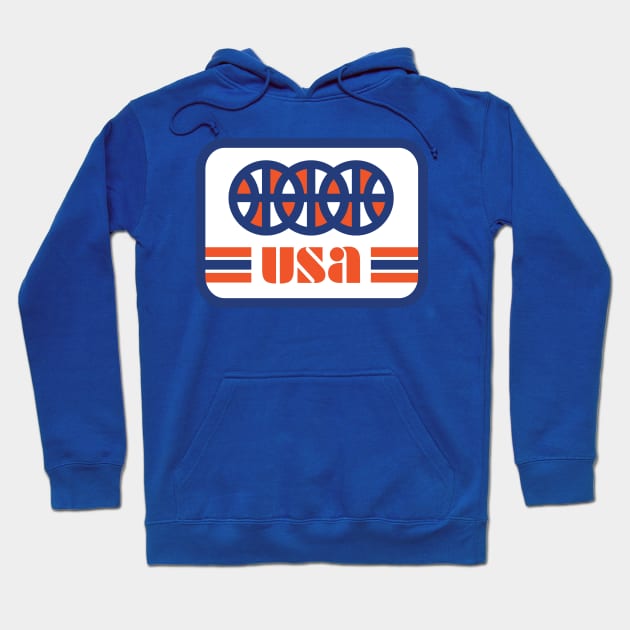 USA Basketball Hoodie by PodDesignShop